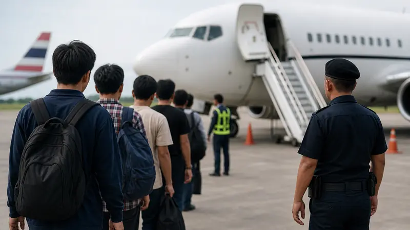 Laos Kirim Pulang 41 Warga Thailand Akibat Larangan Operasi Judi Ilegal